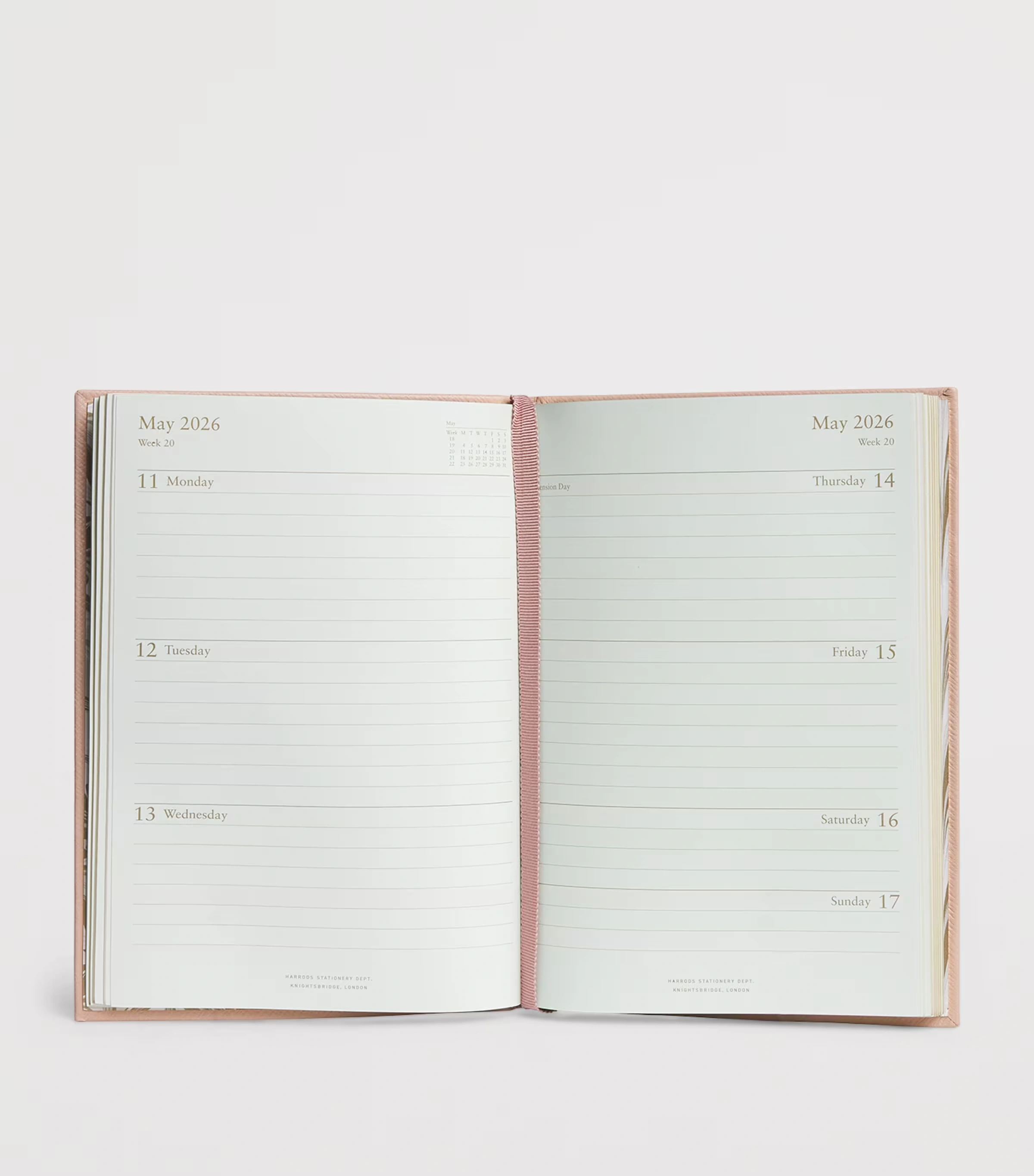 Leather A5 Diary 2026