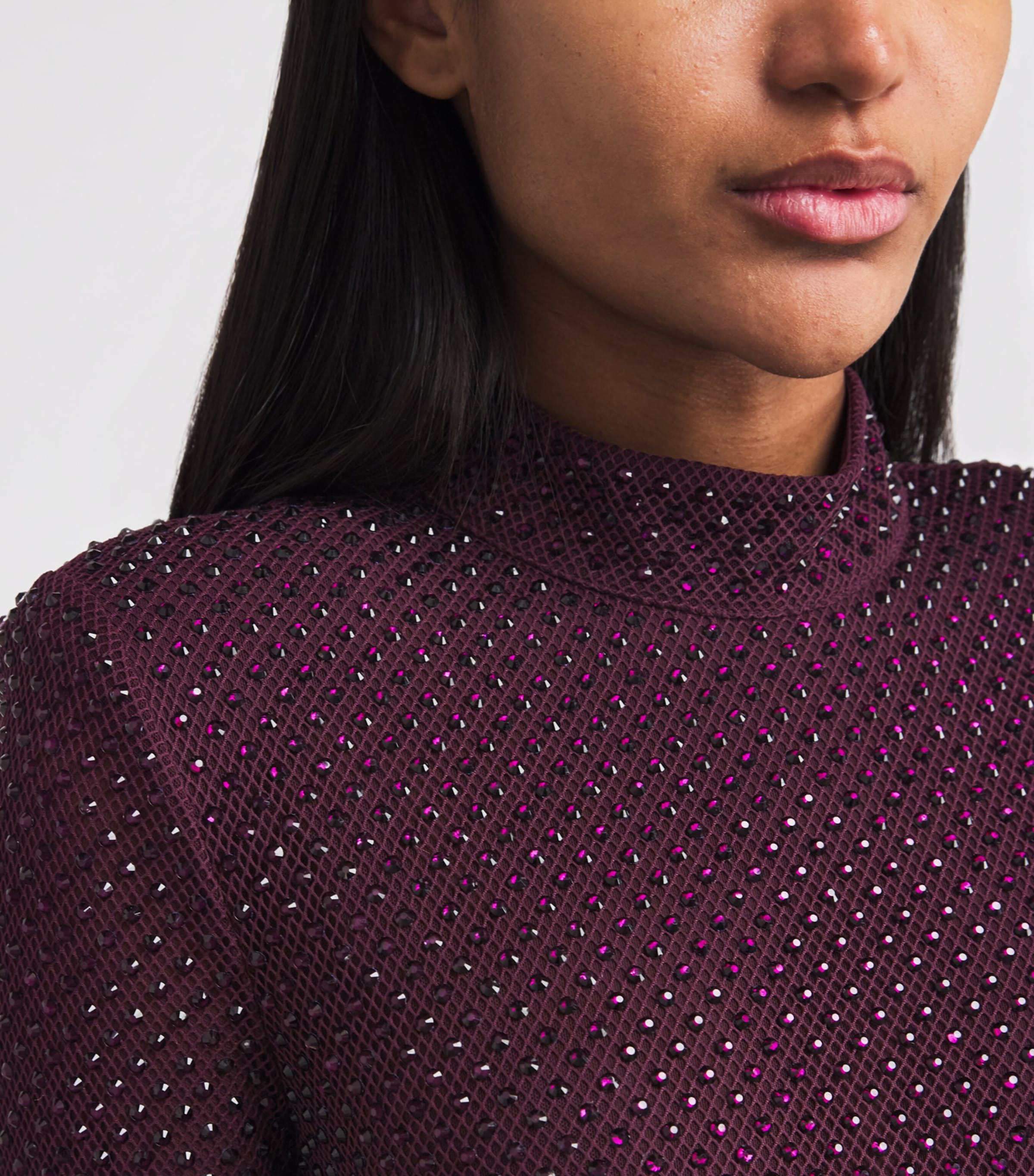 Rhinestone-Embellished Maxi Dress 6 Rhinestone-Embellished Maxi Dress