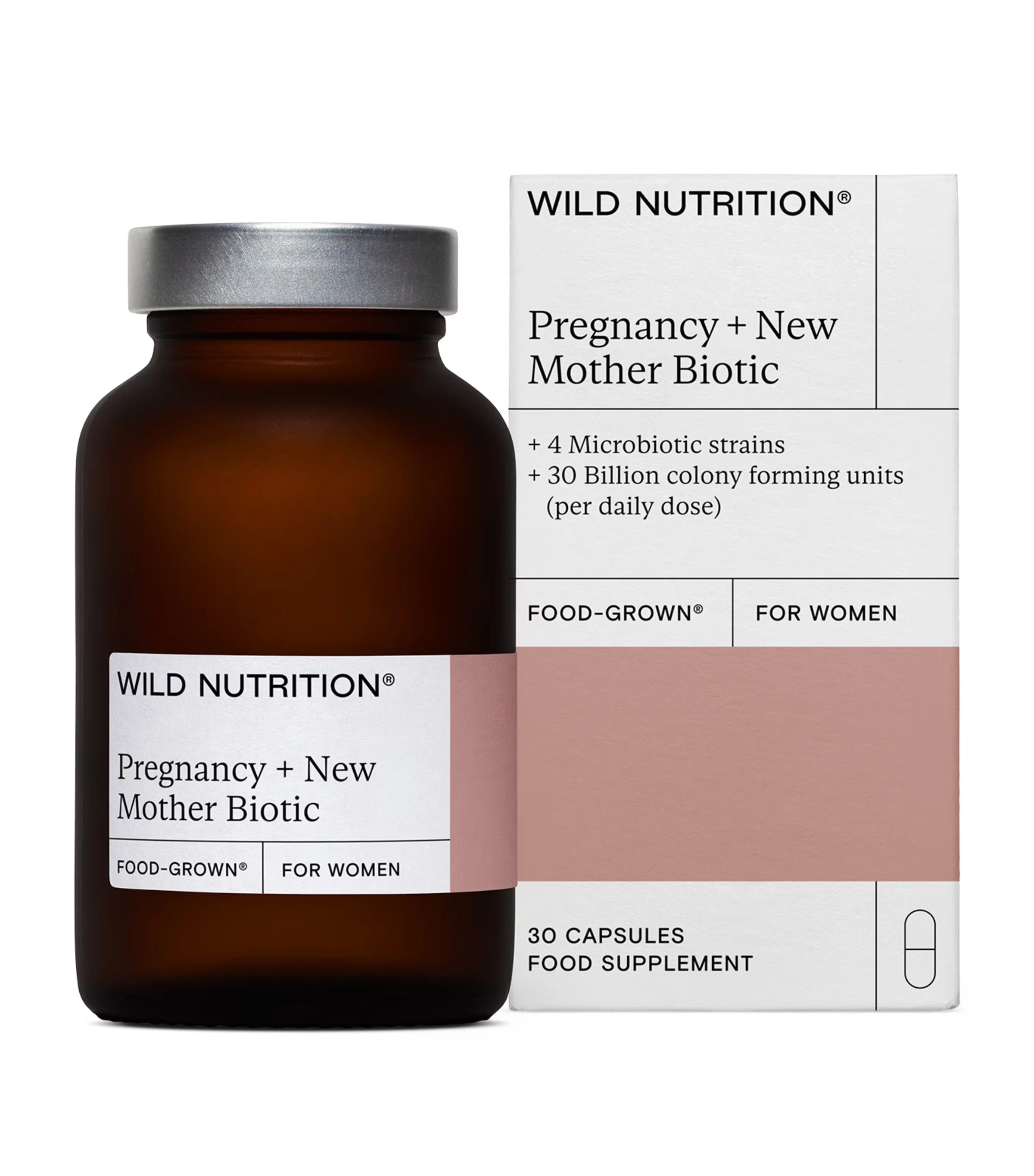 Food-Grown Pregnancy + New Mother Biotic (30 Capsules)