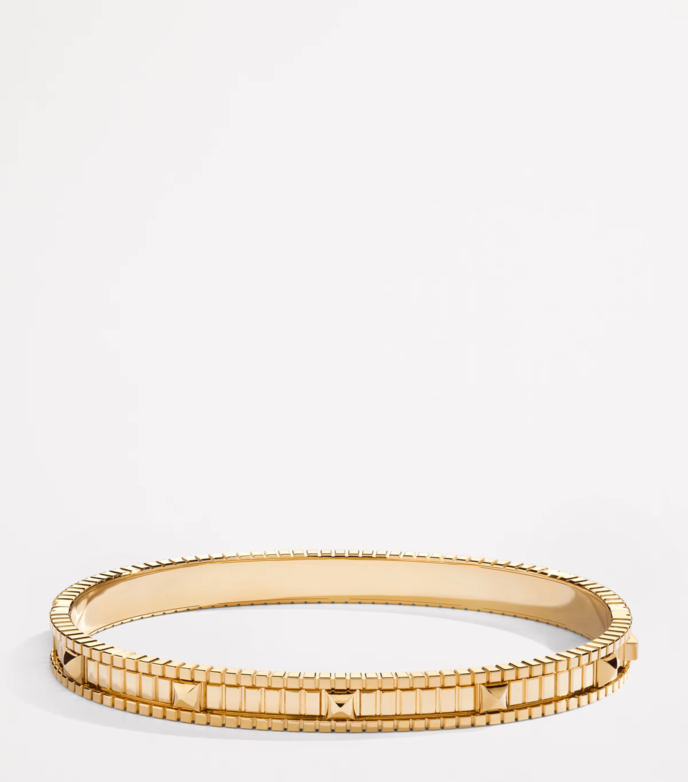 Yellow Gold and Diamond LIFE Bangle