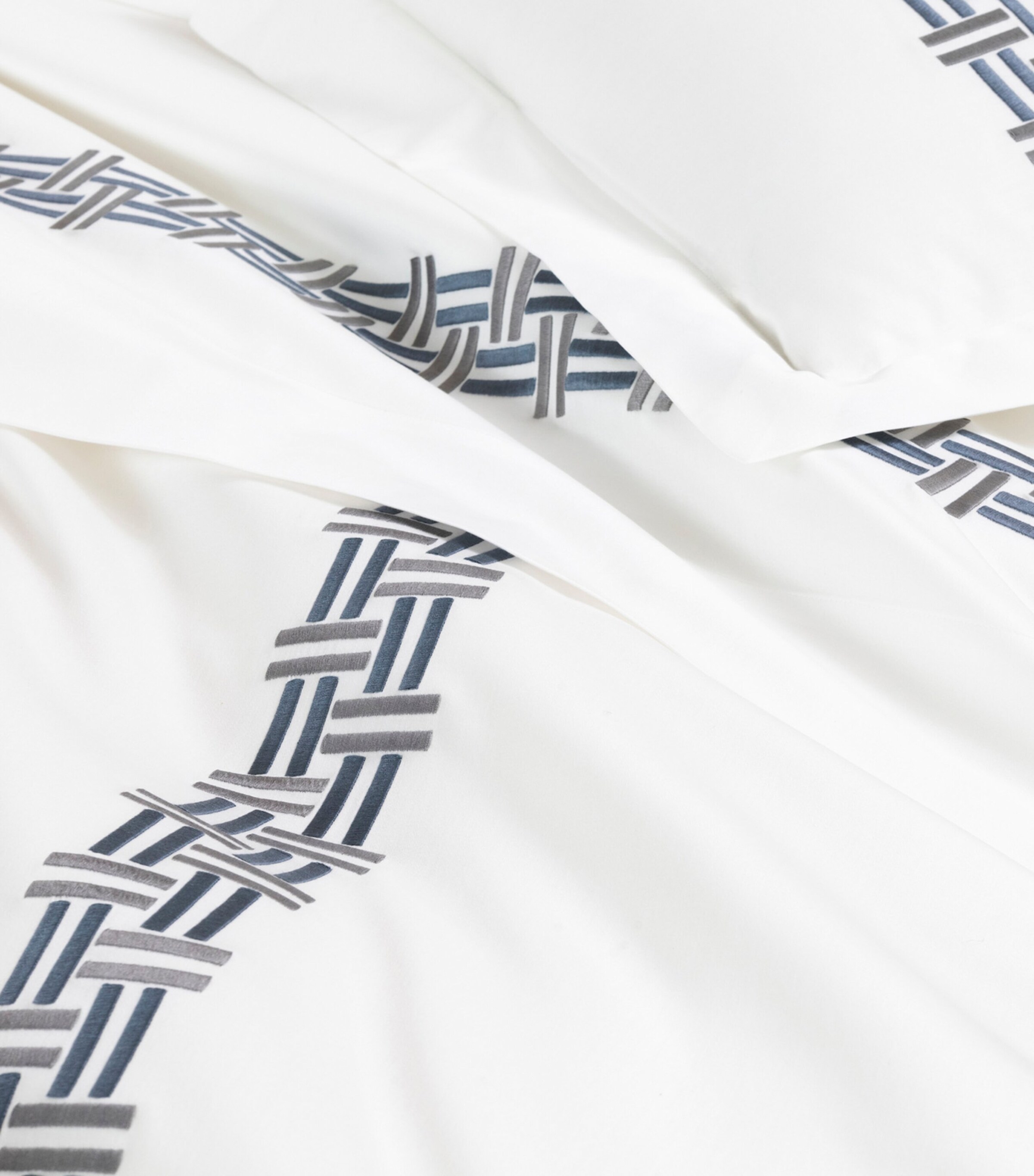 Basket Weave Super King Duvet Cover (260cm x 240cm)