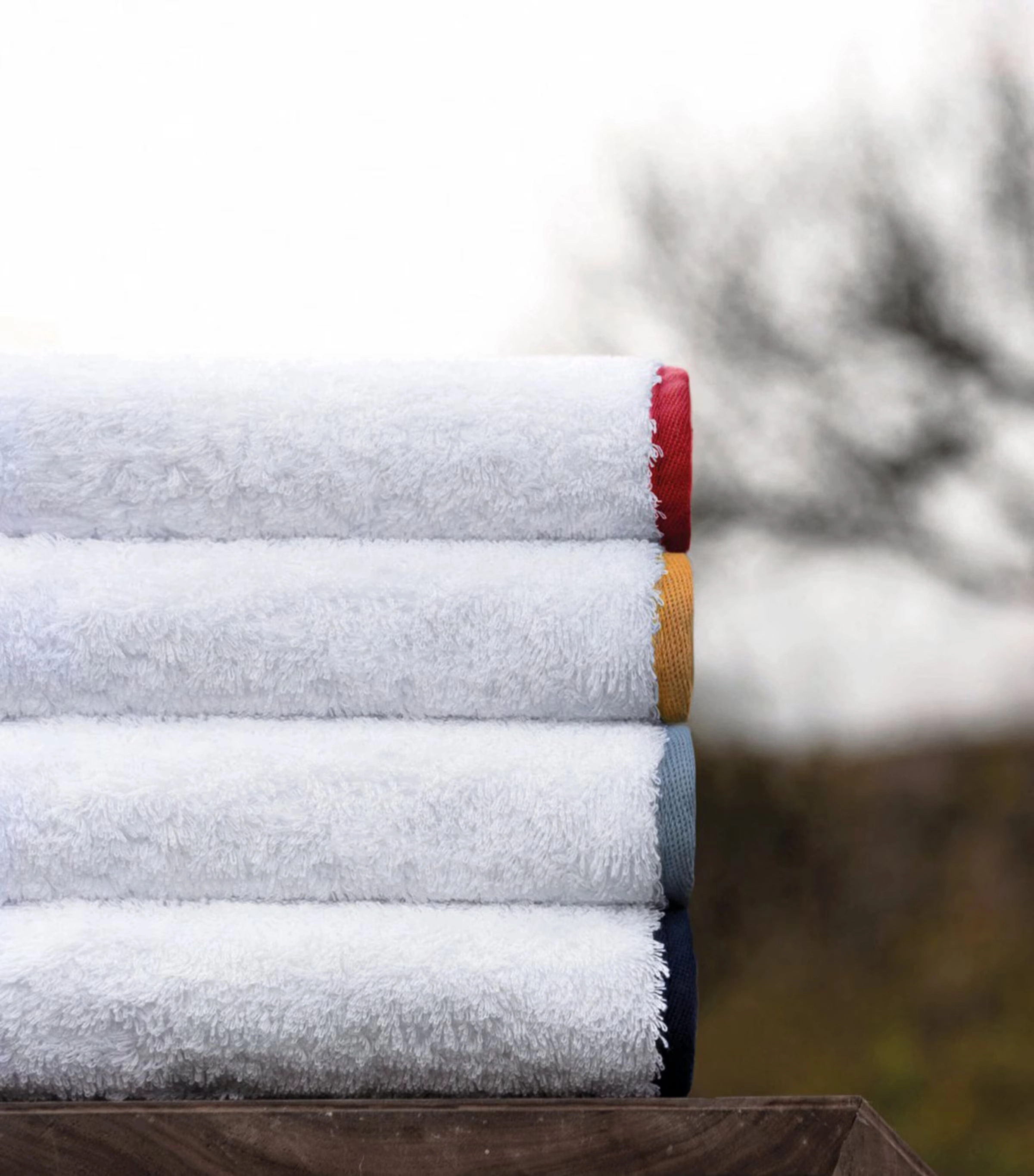 Egyptian Cotton Portobello Washcloth (30cm x 30cm) 4 Egyptian Cotton Portobello Washcloth (30cm x 30cm)