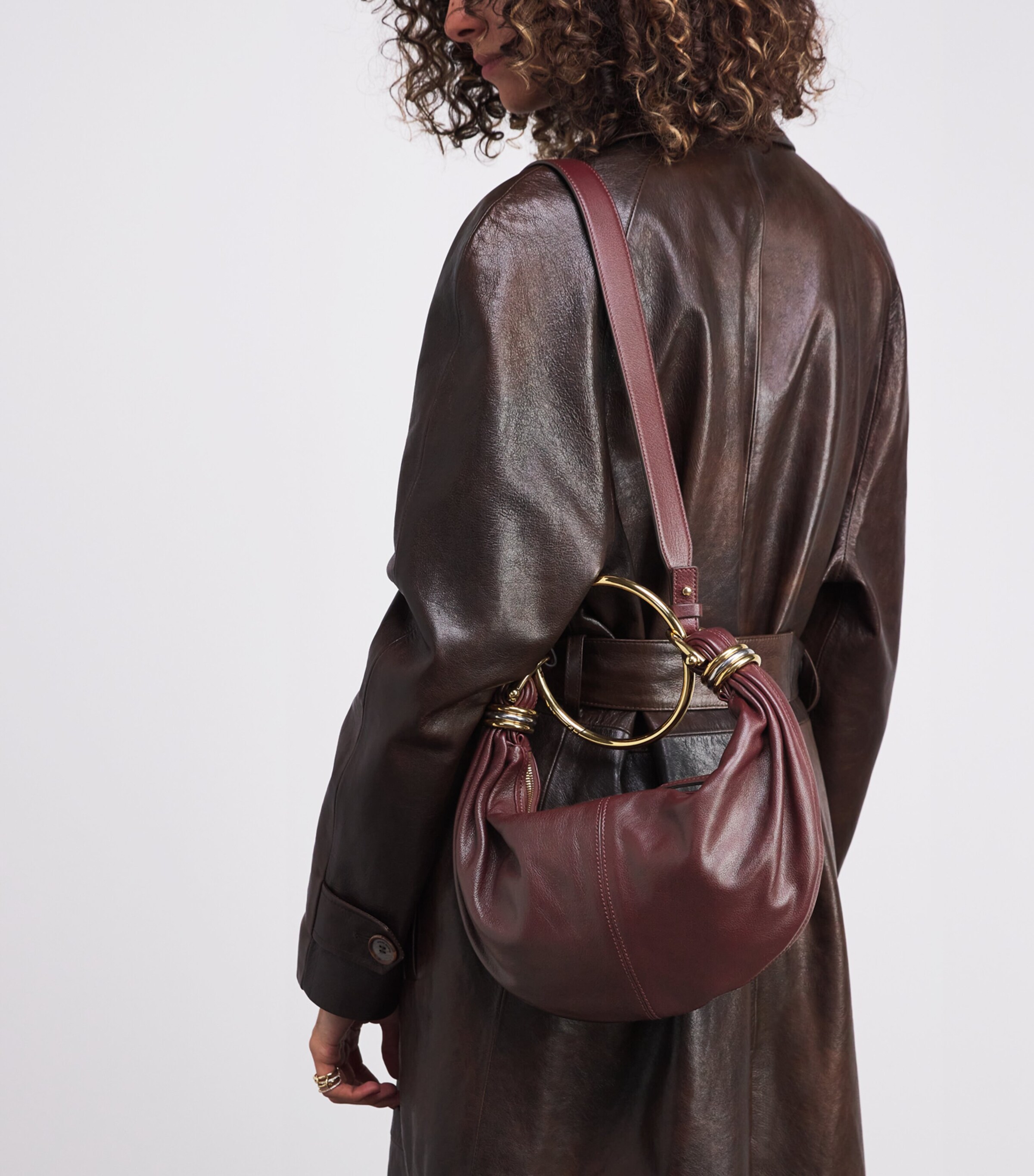 Small Leather Bracelet Top-Handle Bag 5 Small Leather Bracelet Top-Handle Bag