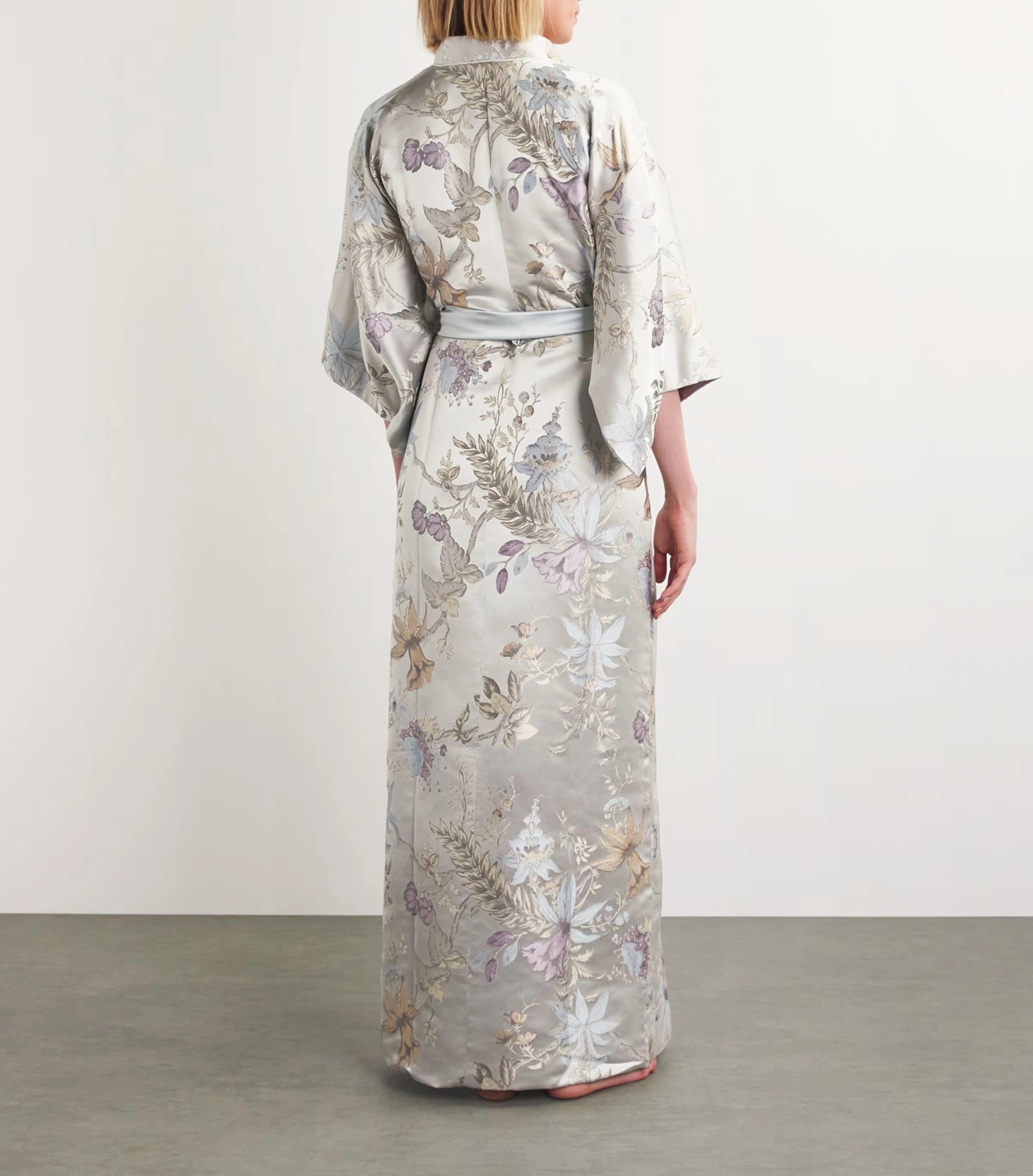 Silk Floral Kimono 3 Silk Floral Kimono