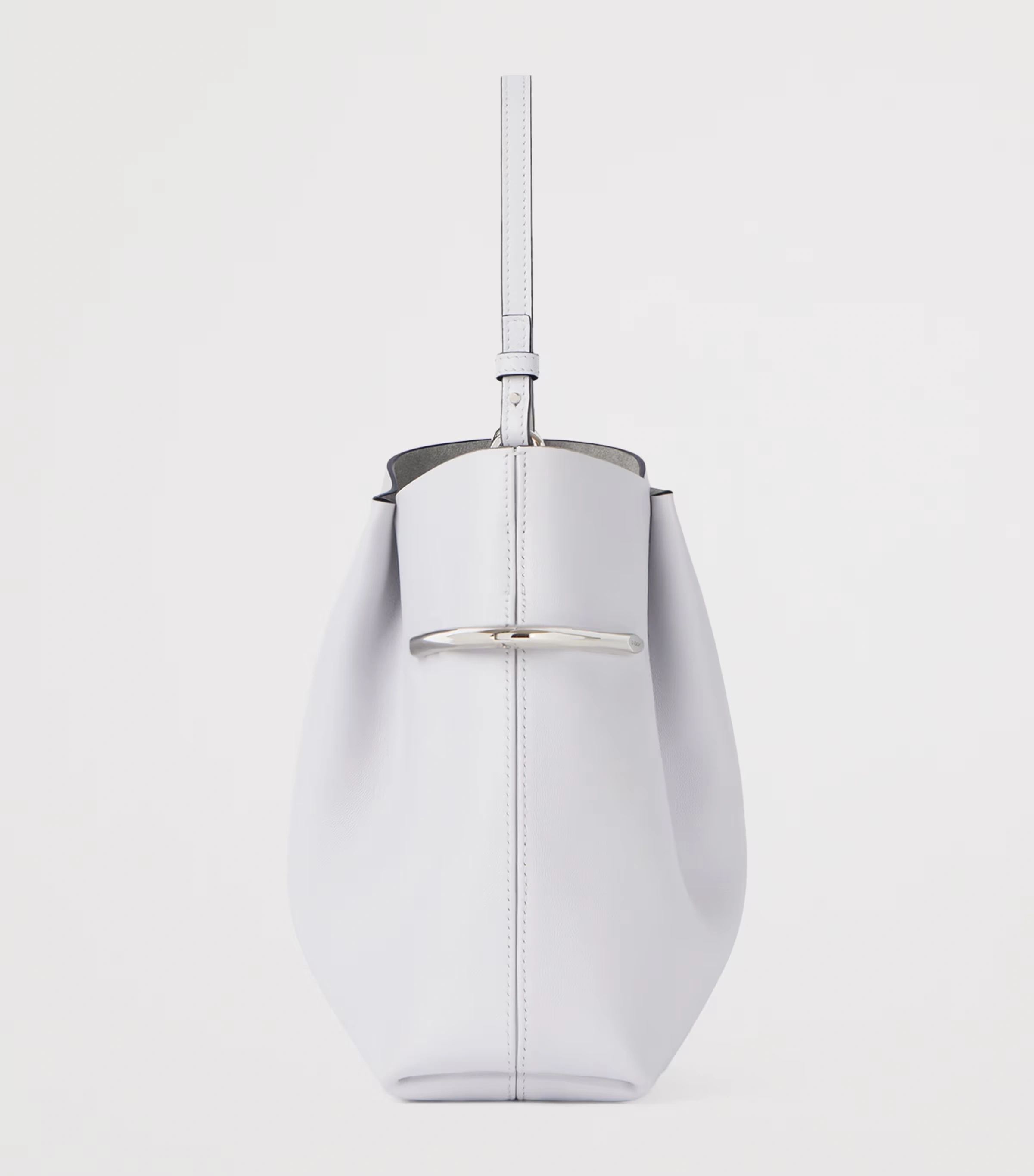 Lambskin Pinch Me Pouch Top-Handle Bag