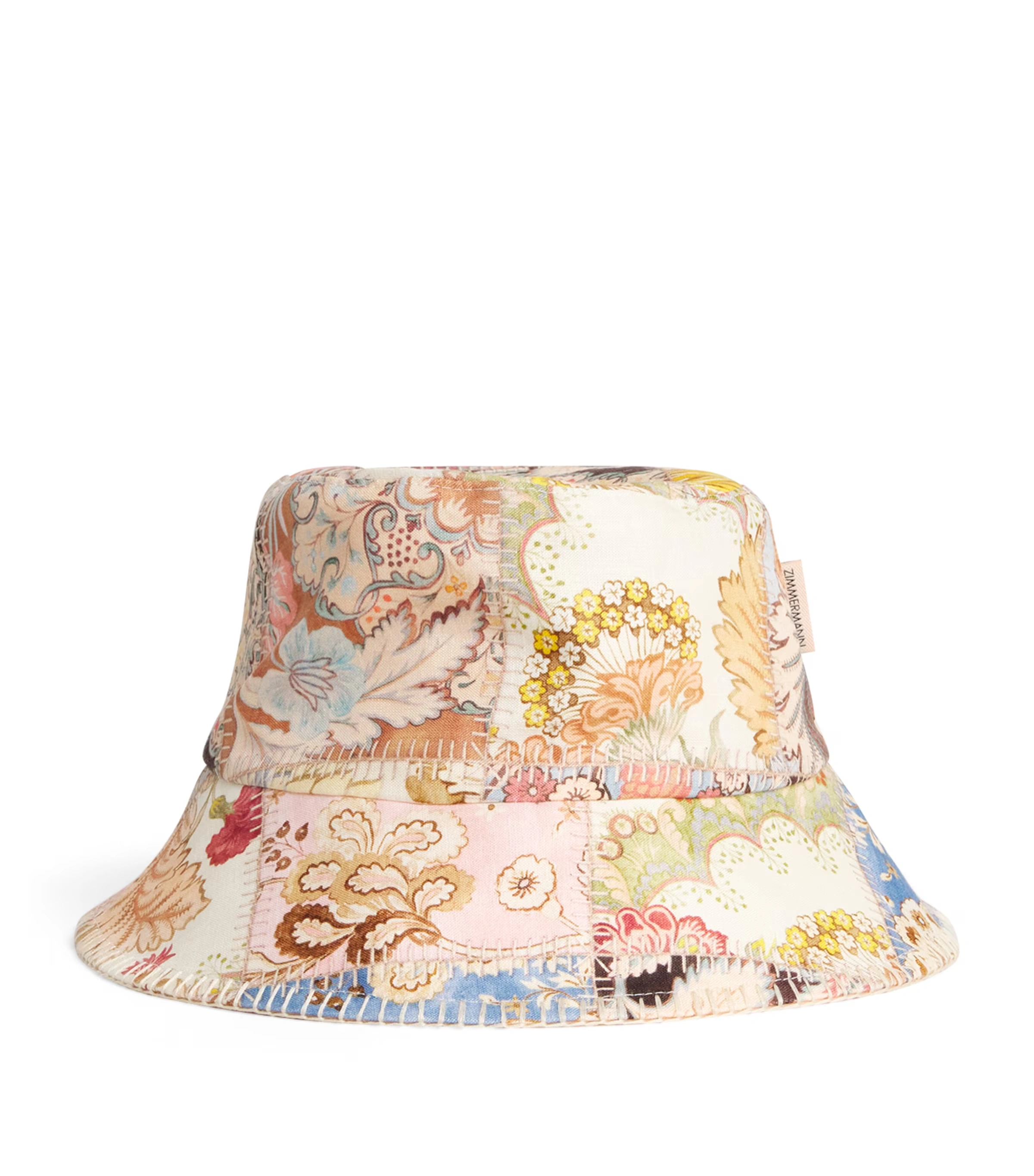 Canvas Patchwork Bucket Hat