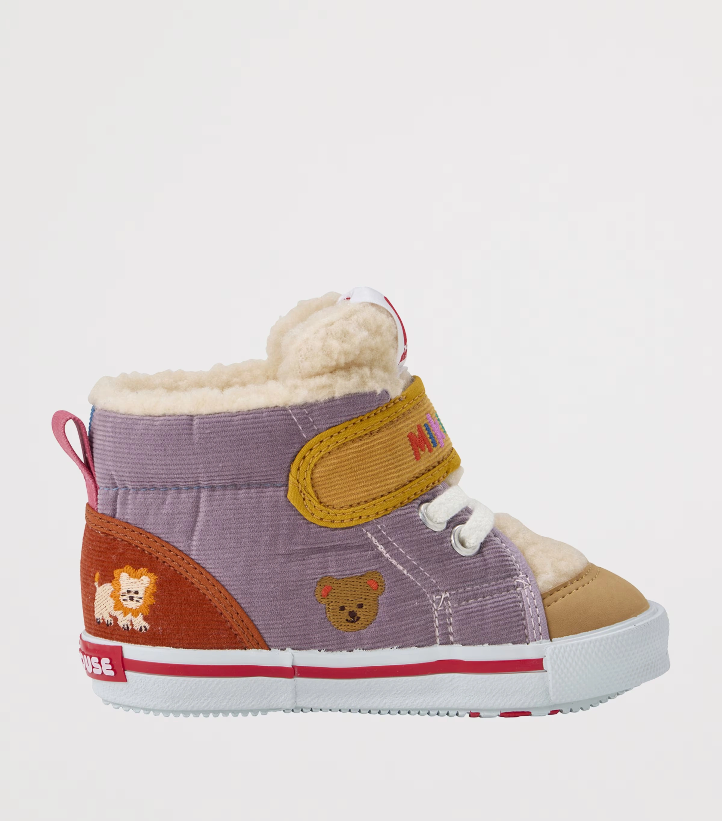 Cotton-Blend Velcro Sneakers