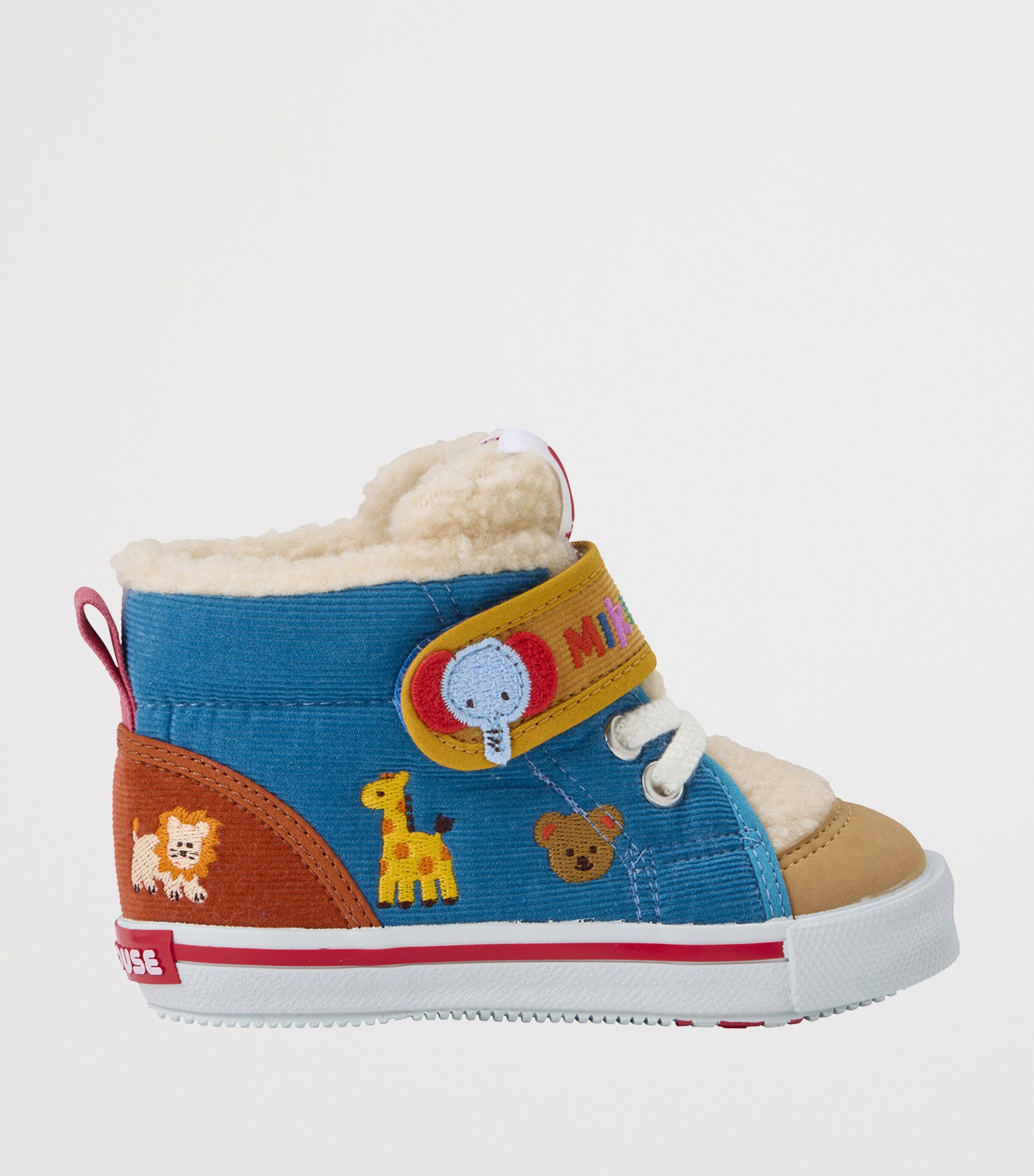 Cotton-Blend Velcro Sneakers