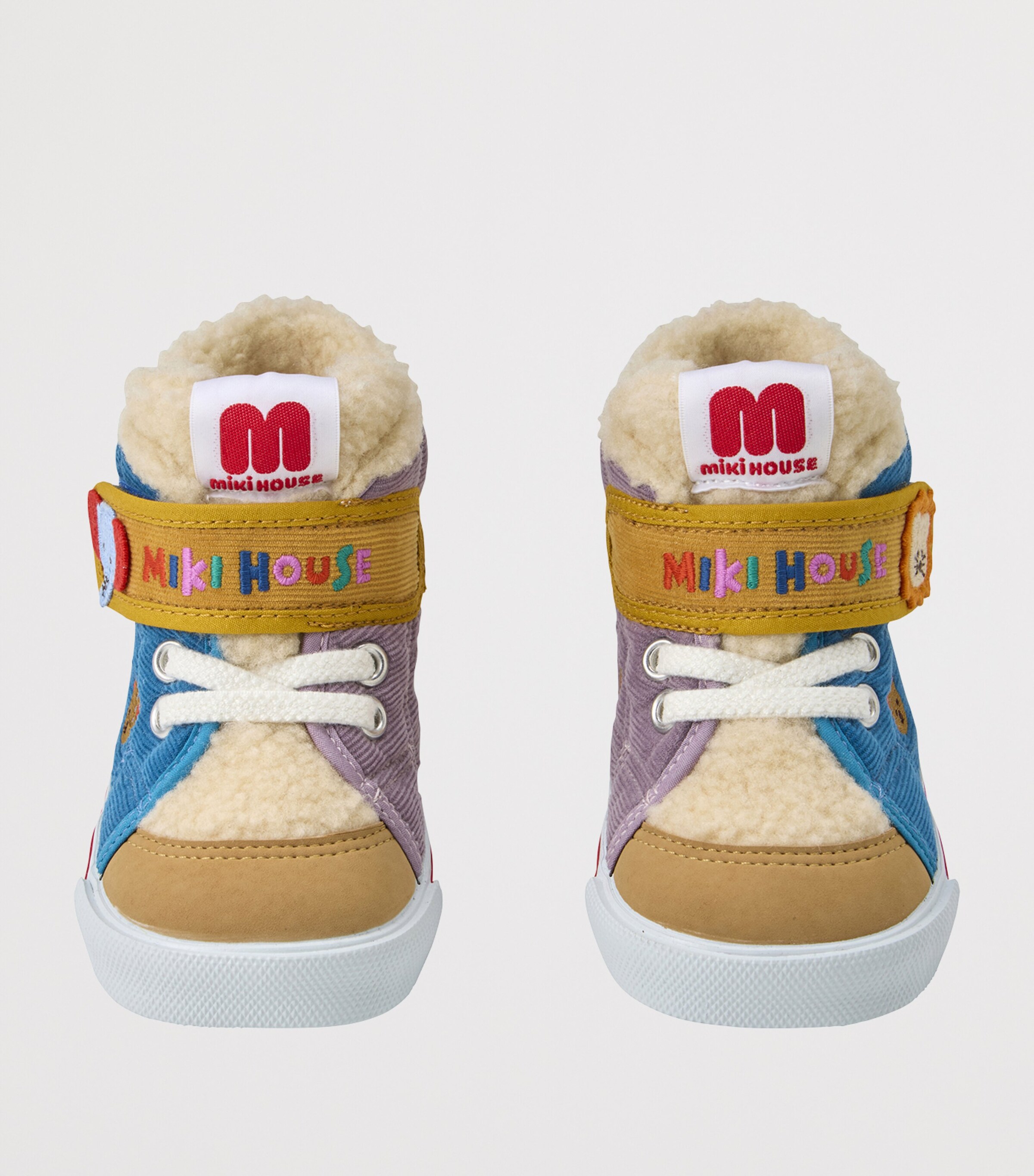 Cotton-Blend Velcro Sneakers