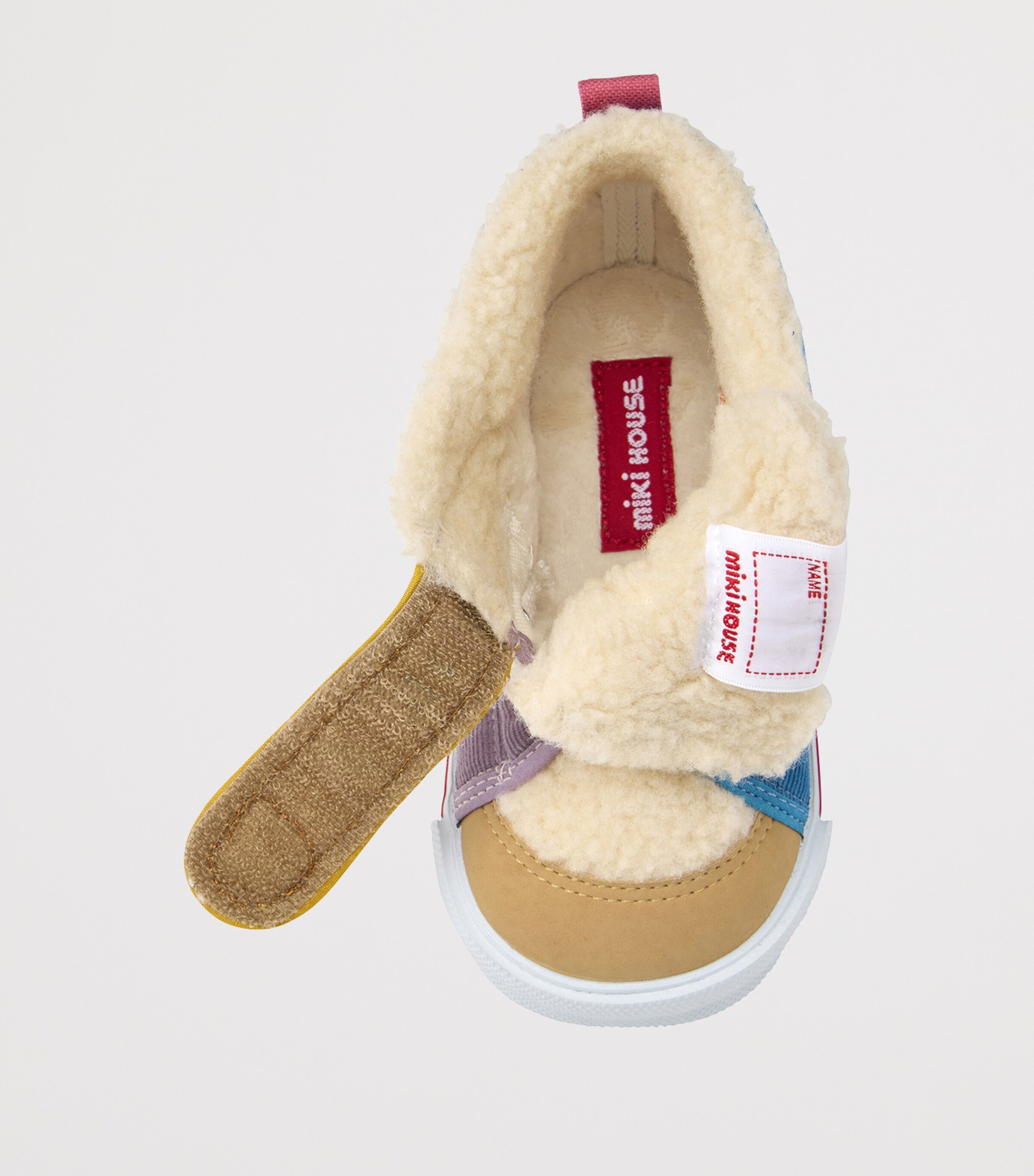 Cotton-Blend Velcro Sneakers