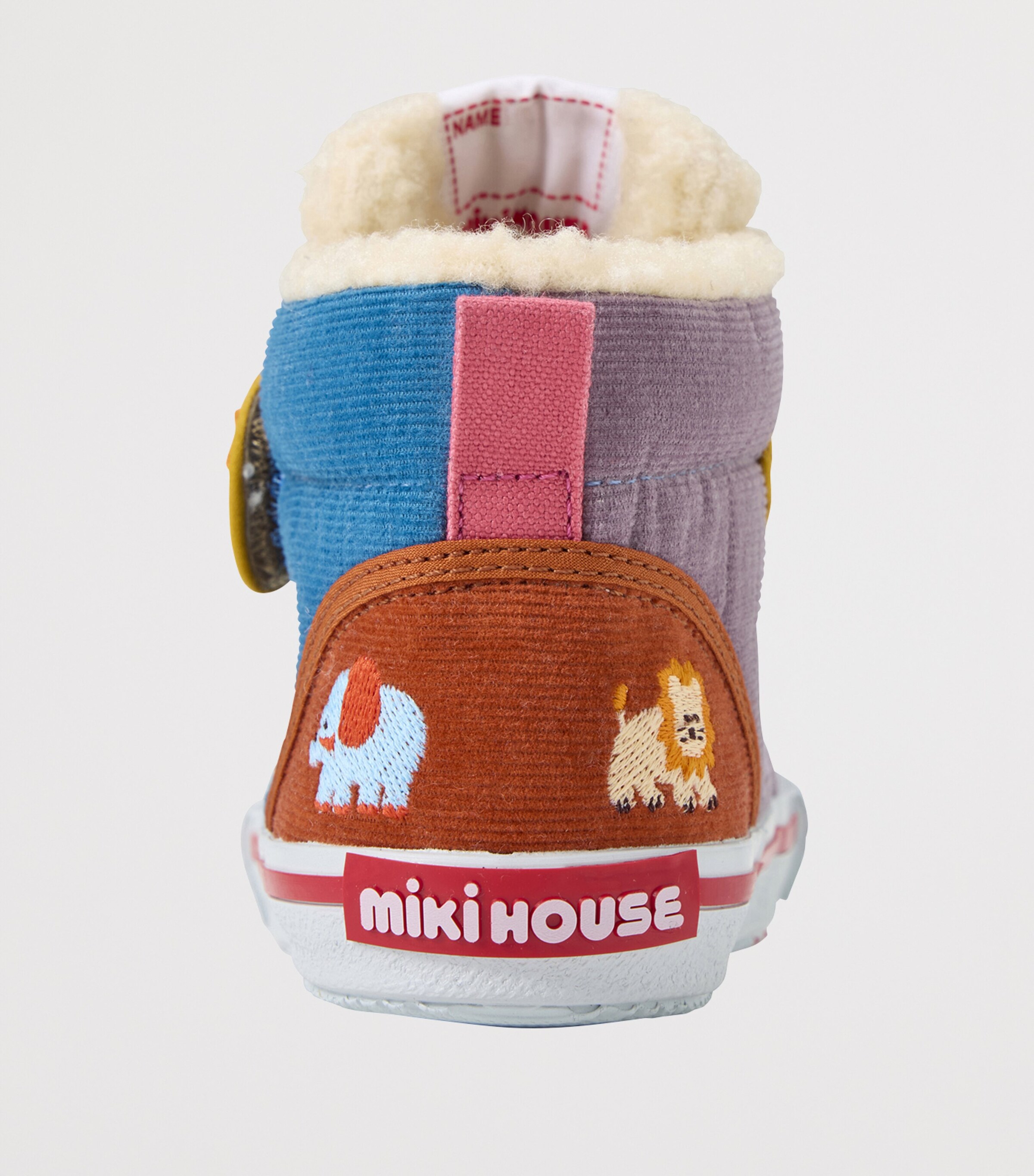 Cotton-Blend Velcro Sneakers