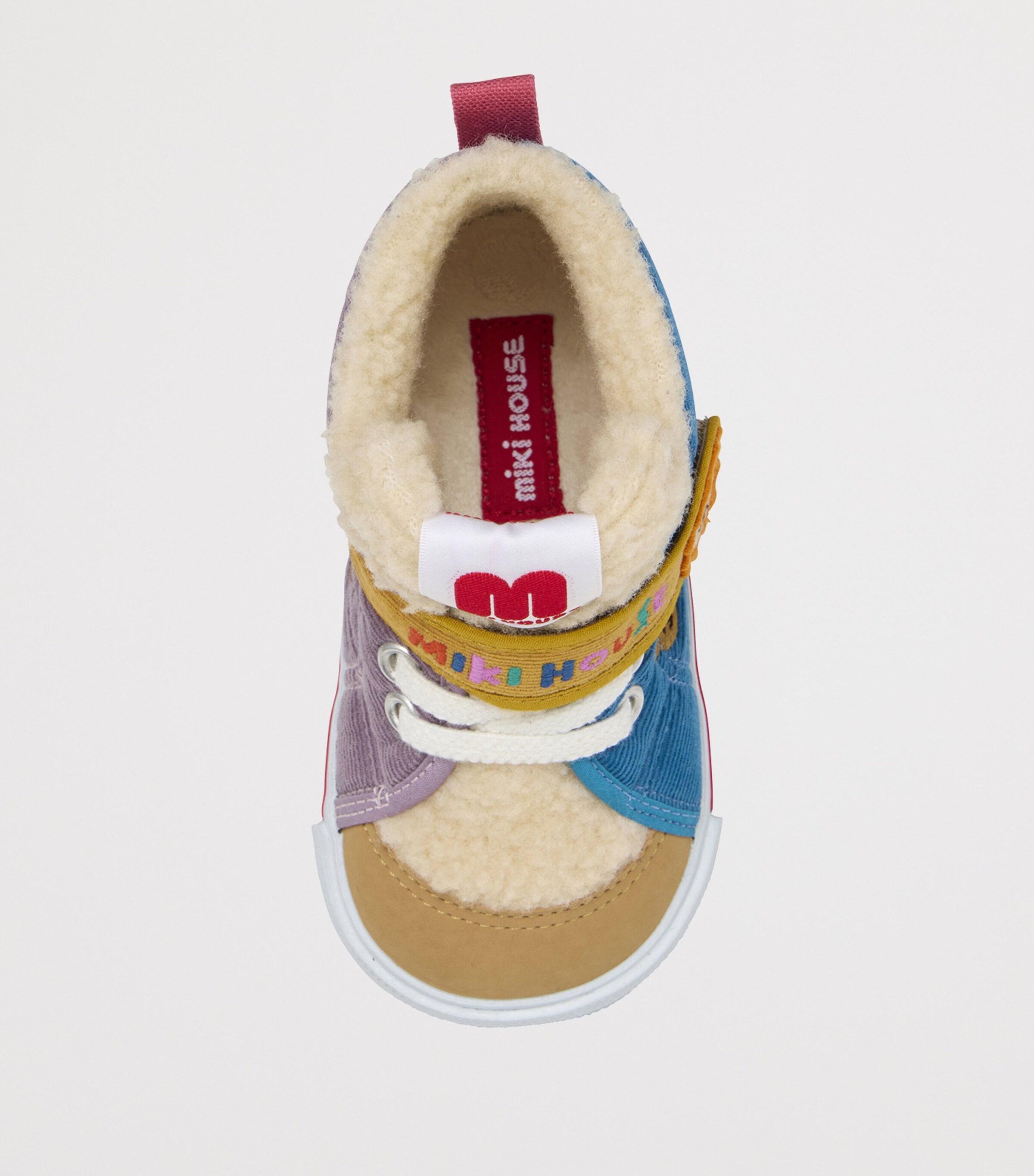 Cotton-Blend Velcro Sneakers