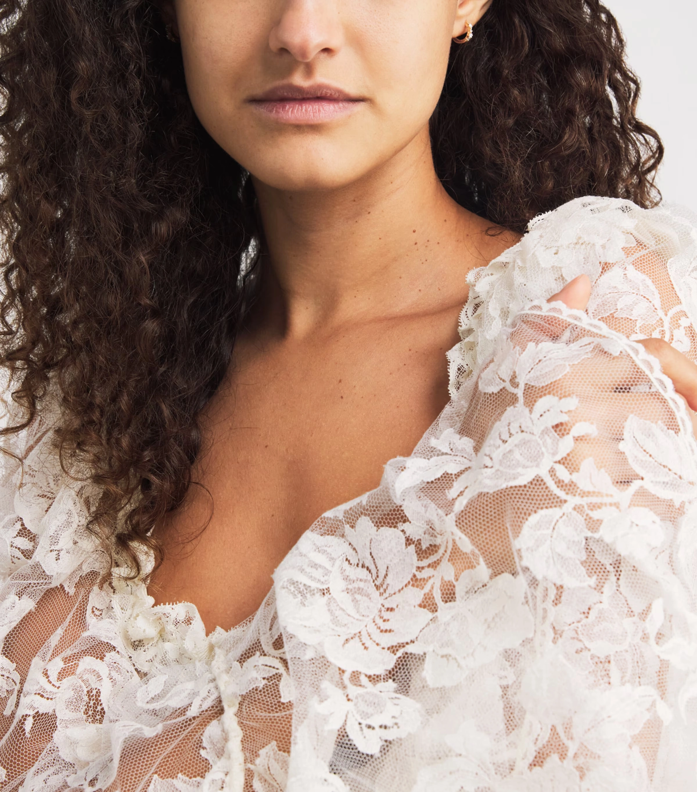 Yellow Gold and Diamond Princess Huggie Earrings 5 Yellow Gold and Diamond Princess Huggie Earrings