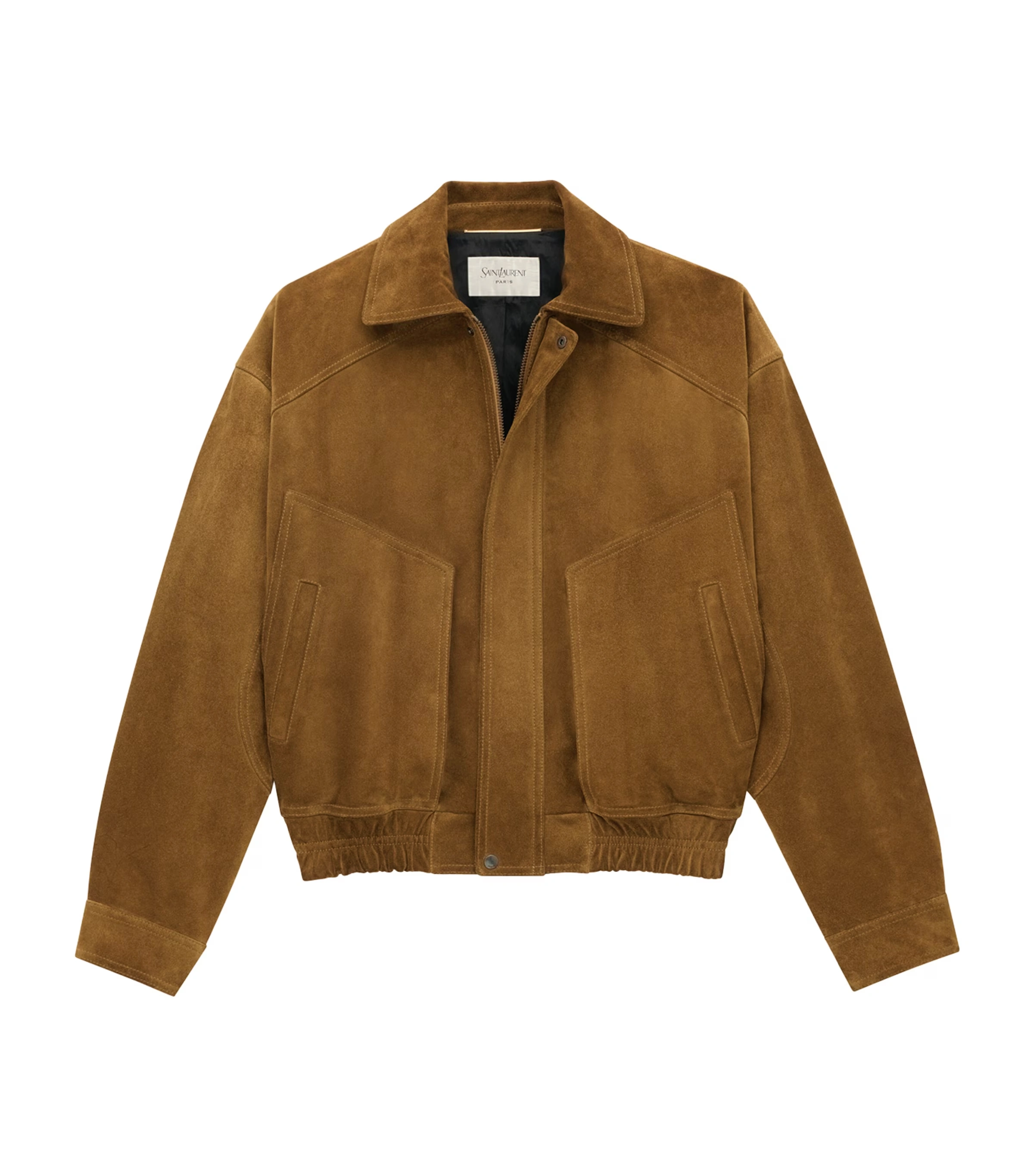 Suede Bomber Jacket