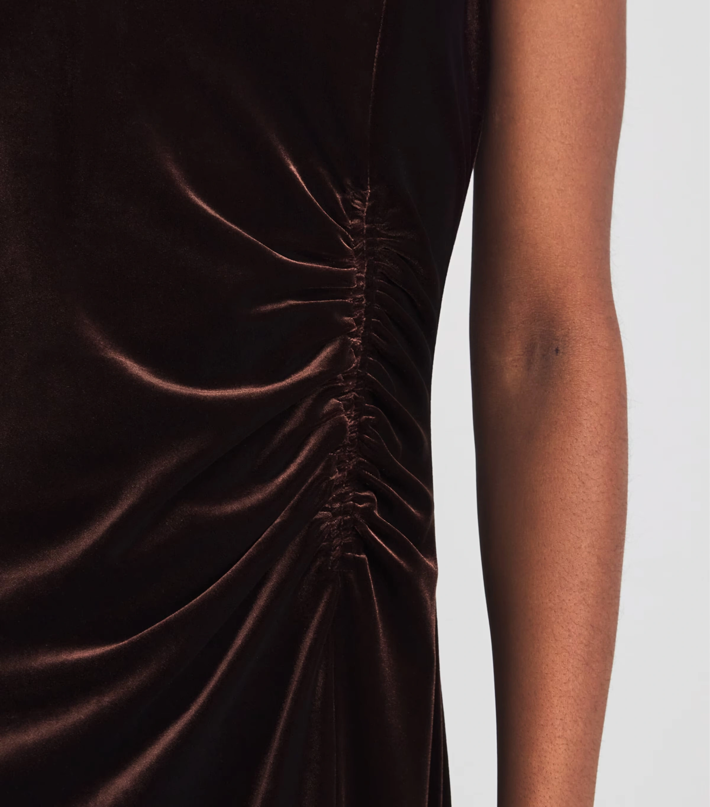Velour Draped Maxi Dress 6 Velour Draped Maxi Dress