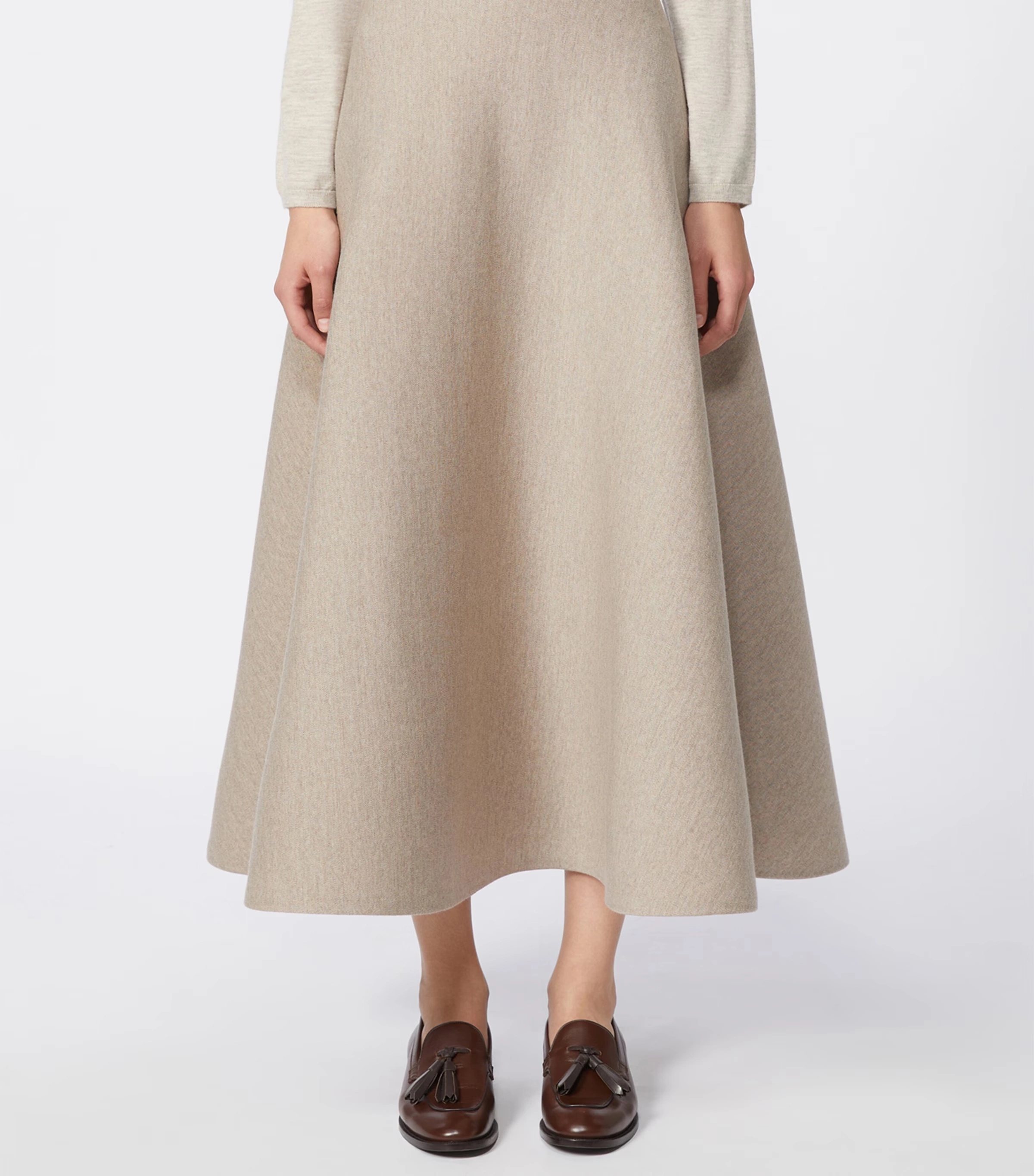 Jersey Tech Midi Skirt