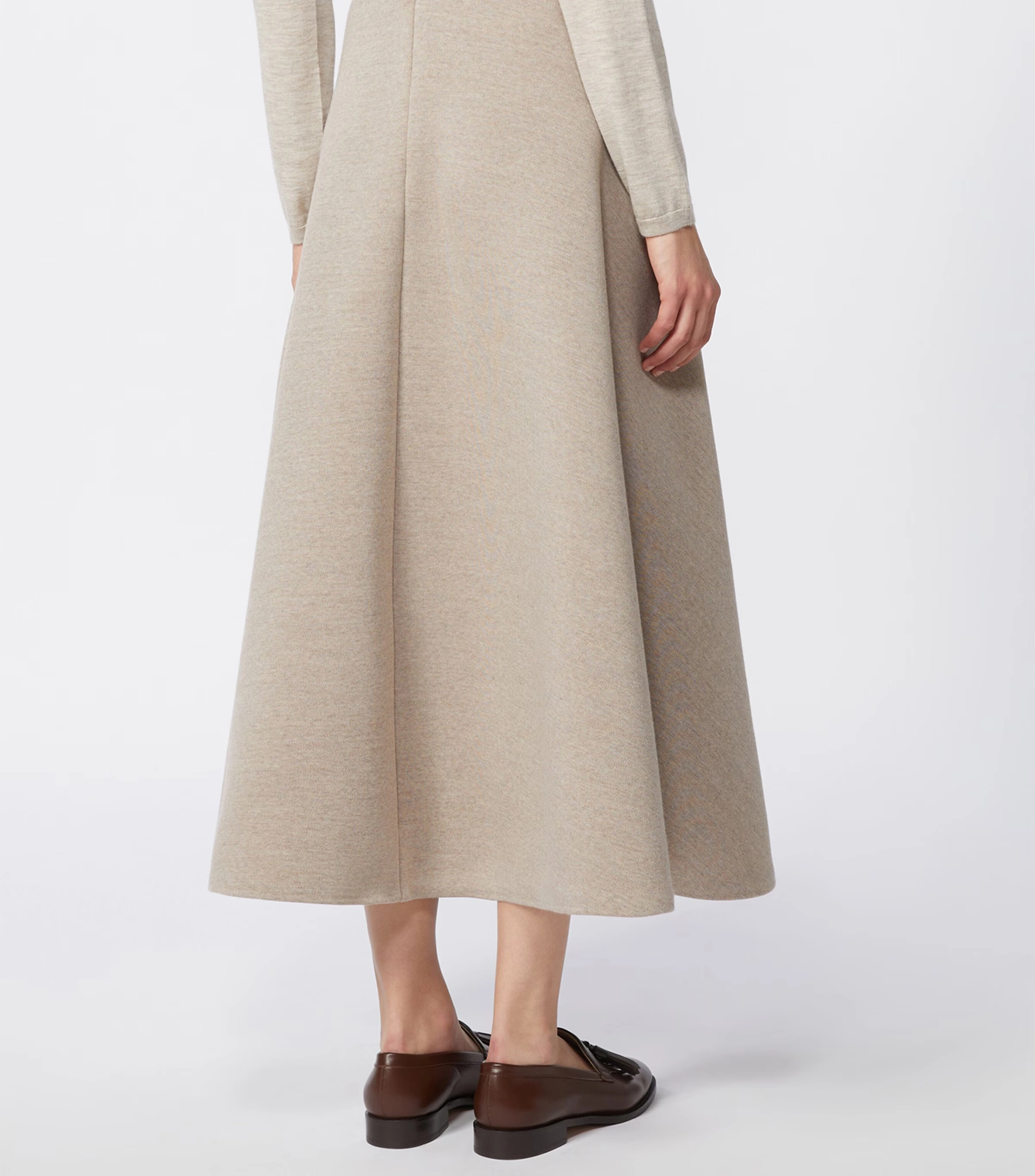 Jersey Tech Midi Skirt